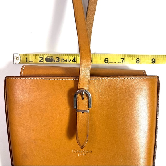 Vintage Courreges Leather Handbag Purse - Picture 14 of 15